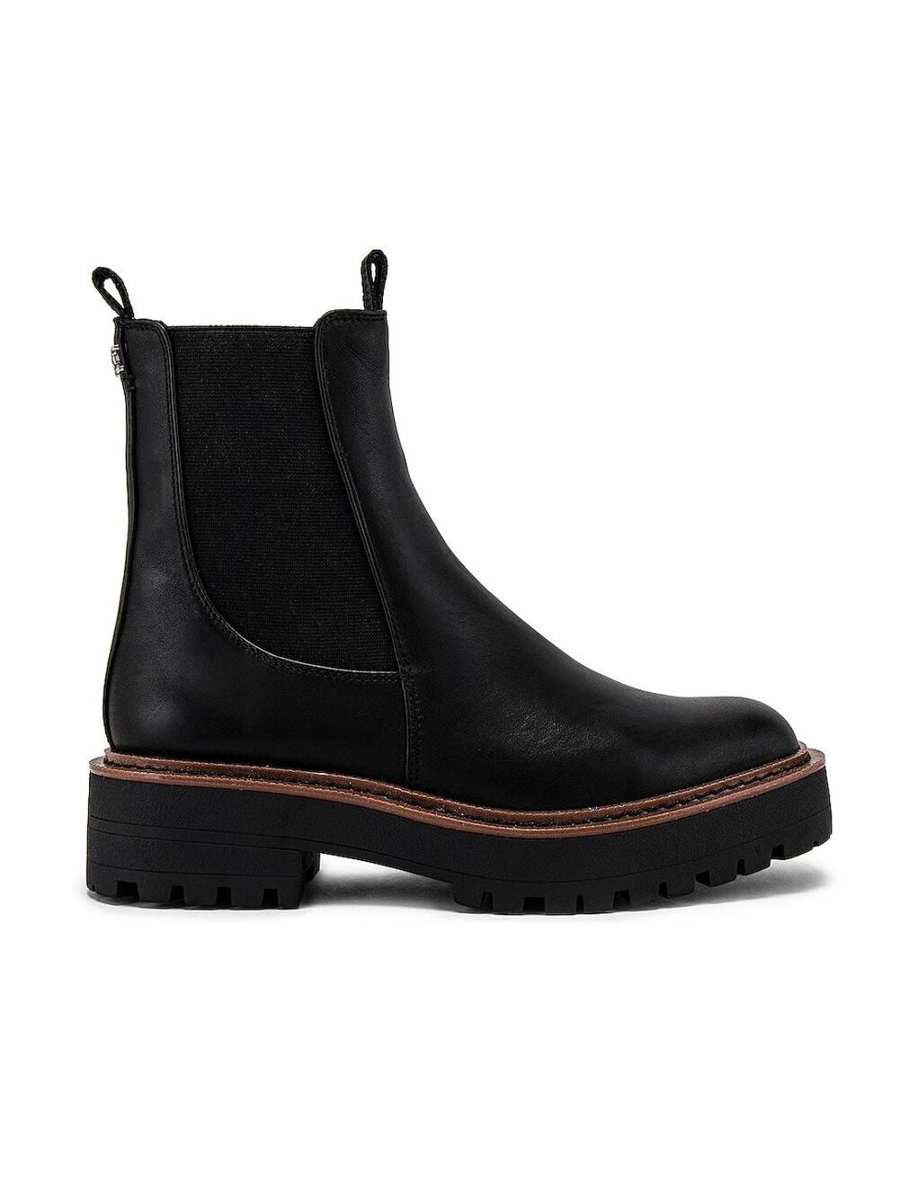 Sam Edelman Chunky Black Laguna Chelsea Boot Size 9.5
